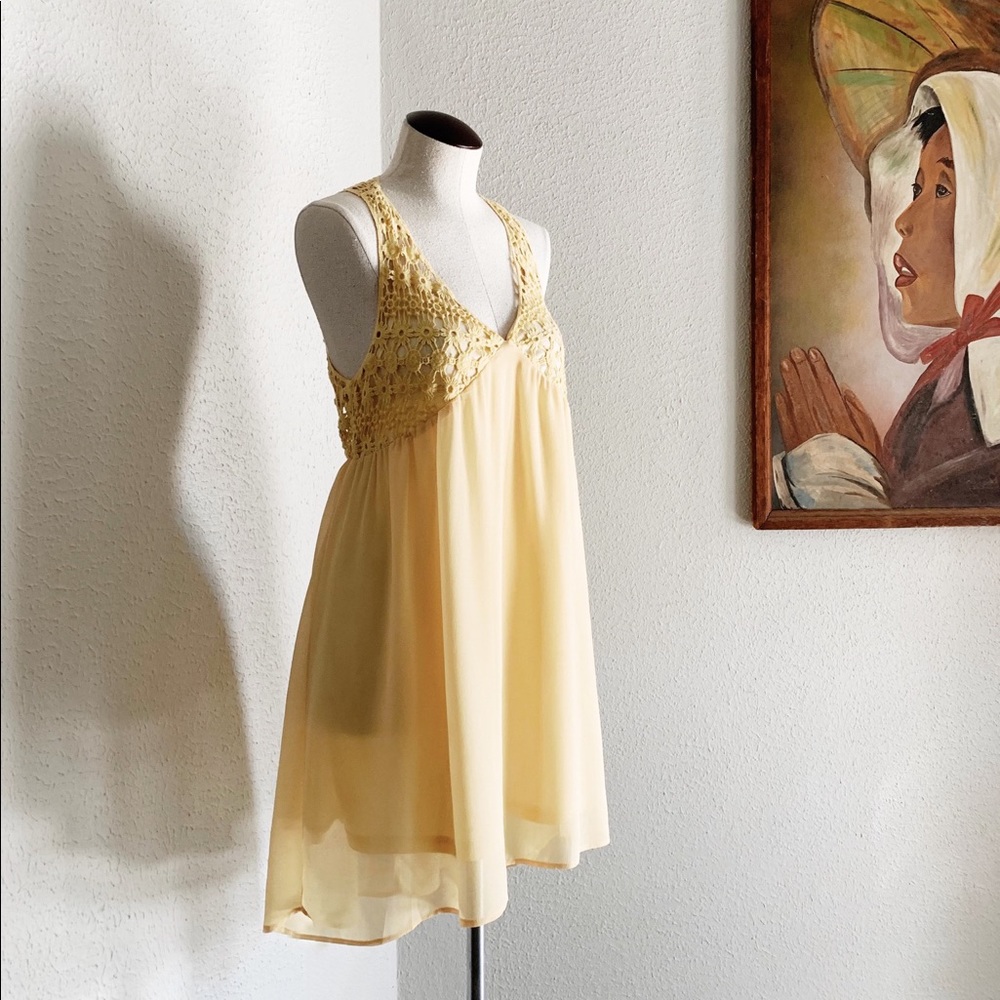 ⋒ VINTAGE YELLOW SUNDRESS ⋒